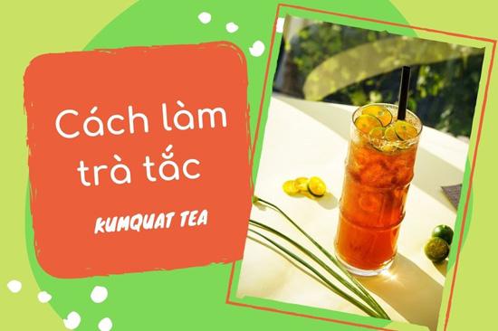 công thức làm trà tắc