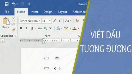 Bí quyết hiệu quả khi thêm dấu tương đương trong Word