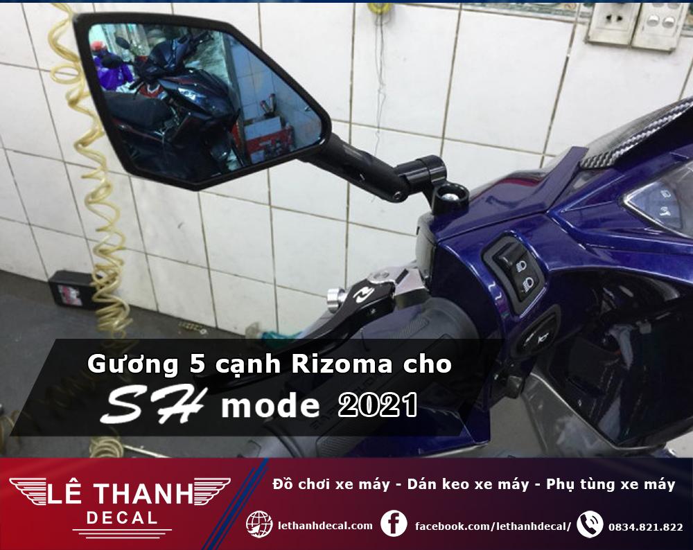 Gương 5 cạnh Rizoma cho SH mode