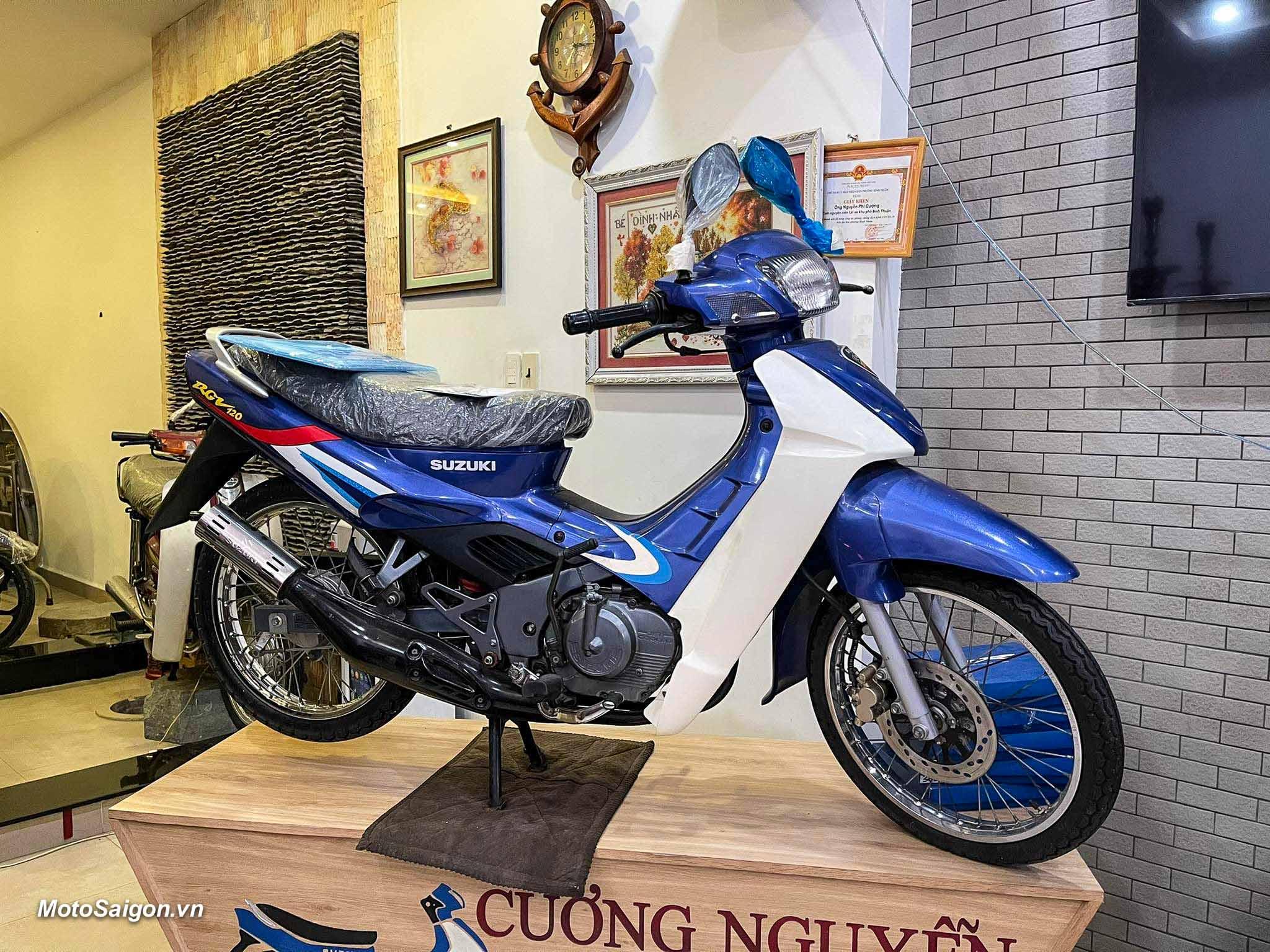 Suzuki RGV 120 năm 1999 mới 100% chưa đổ xăng câu bình có giá bán choáng ngợp