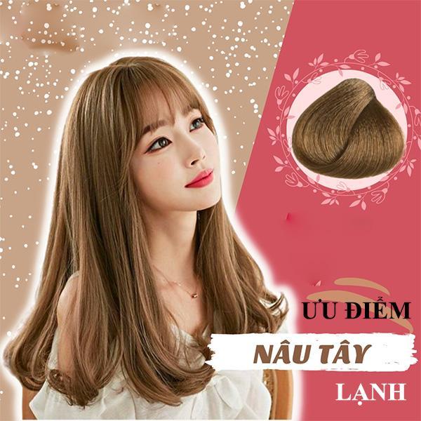 Nâu tây lạnh: Màu tóc đẹp sang trọng quyến rũ giúp tôn da - 2