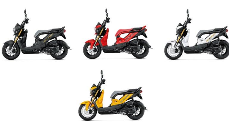 Các lựa chọn màu sắc và giá bán của xe Honda Zoomer X 2022