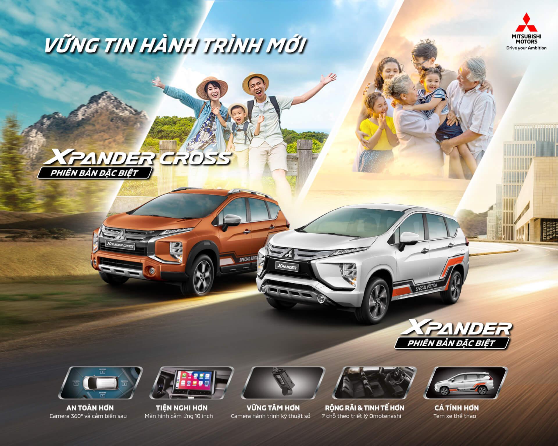 Phiên bản đặc biệt Mitsubishi Xpander và Mitsubishi Xpander Cross