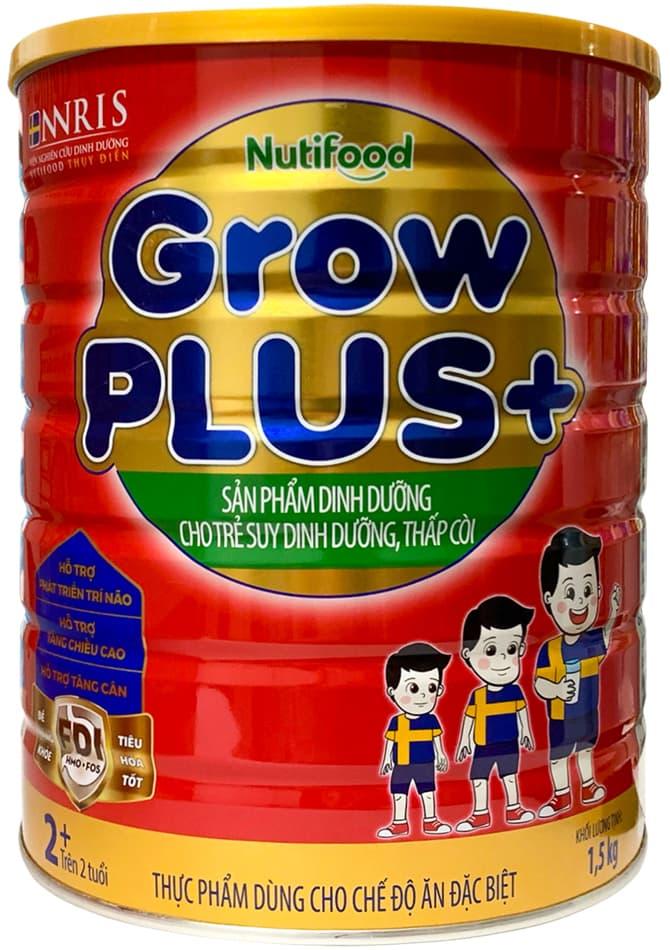 Sữa bột Nuti Grow Plus + Đỏ lon 1.5kg cho trẻ trên 2 tuổi