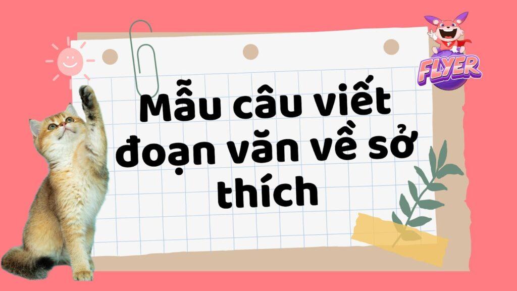 Viết đoạn văn về sở thích bằng tiếng Anh