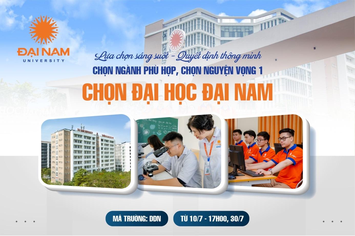 Những ưu điểm khi sinh viên lựa chọn Đại học Đại Nam - 1